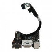 Плата I/O с разъемами Audio USB MagSafe 2 MacBook Air 11.6" A1465 (2012)